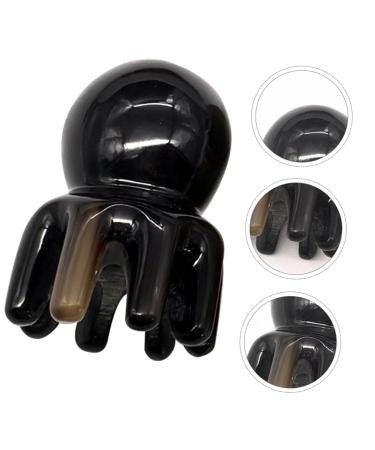 Frcolor Octopus Massage Comb | Portable Handmade Horn Hair Brush for Scalp Scrubbing & Massage | Natural Horn Tool for Beautiful Hair - Buy Online on GoSupps.com