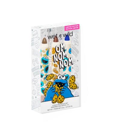 Wet n Wild OM NOM NOM 3-Piece Multi-Stick Kit - Sesame Street Collection - Buy Online on GoSupps.com