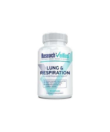 Research Verified Lung and Respiration - Seasonal Allergy and Sinus Support - Vitamin A C & D Quercetin Nettle Leaf Extract - 60 Capsules - Made in The USA 1