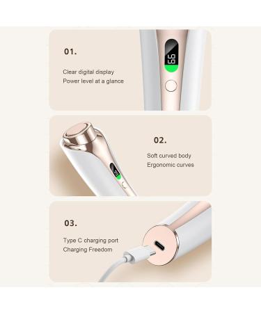 Electric Foot Deadskin Remover Waterproof Cordless Portable with Long Battery Life Multifunctional Design for Dry Cracked Hard Skin Care - Buy Online on GoSupps.com