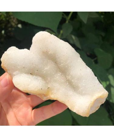 Room Decoration 1pc Natural raw White Crystal Flower Cluster Specimen Snow Crystal Cluster Rough Fish Eye Stone for Decoration Stones 200-300g - Buy Online on GoSupps.com