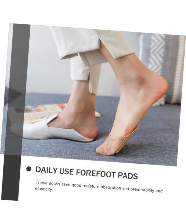 Buy 5 Pairs Invisible Half Socks for Women - Non-Slip Toe Topper & Liner Socks for High Heels & Slippers - Buy Online on GoSupps.com
