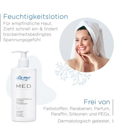 La mer Med Moisturising Lotion - Skin Soothing Body Lotion - Vitamin Rich Body Lotion for Sensitive and Dry Skin - Quickly Absorbing Care - 200 ml - Buy Online on GoSupps.com