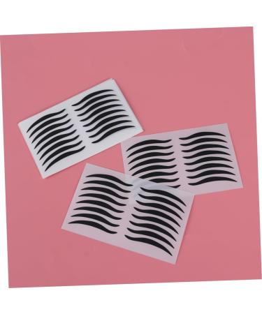 BIUDECO 240 Pairs Eye Make-up Stickers Temporary Liner Eyeshadow Double Eyelid Tape Eyeliner Sticker Black - Buy Online on GoSupps.com