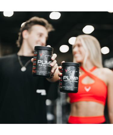 Pump-ocalypse Blood Raz | Nitric Oxide and L Arginine Supplement with Citrulline Malate GlycerPump | Ultimate N.O. Booster | Lean Muscle Support for Blood Flow Vascularity Hydration and Endurance - Buy Online on GoSupps.com