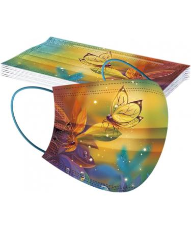 3 Ply Disposable_Face_Mask with Halloween Cute Pattern Design Comfortable Covers Suitable For Adults Outdoor Use Protection - Buy Online on GoSupps.com