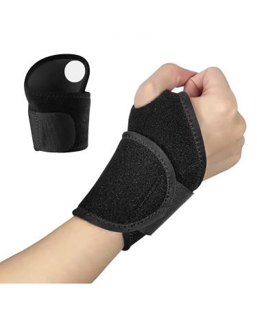 2 PACK Wrist Compression Strap and Wrist Brace Sport Wrist Support for Men and Women Fitness Weightlifting Tendonitis Carpal Tunnel Arthritis Wrist Pain Relief - Unisex Adjustable