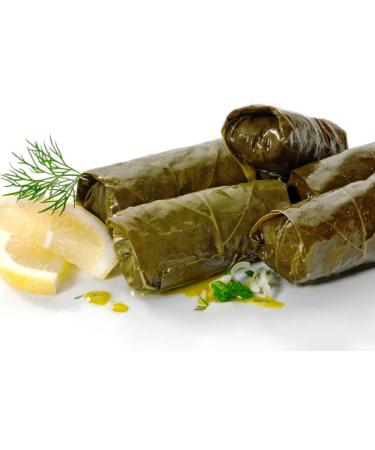 Hand-Picked Greek Vine Leaves - Soultanina Variety for Dolmades | 550gr Drained Weight (110 Leaves) - Buy Online on GoSupps.com