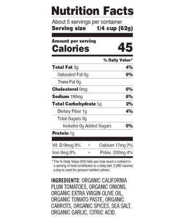 Sonoma Gourmet Heirloom Tomato Pizza Sauce - Organic & Vegan | Gluten-Free with Sweet Basil | No Sugar Added - 12oz Jars (Pack of 6) - Buy Online on GoSupps.com