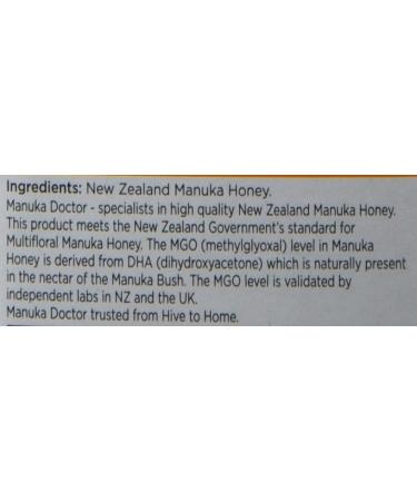 Manuka Doctor 70 MGO Manuka Honey 250 g - Buy Online on GoSupps.com