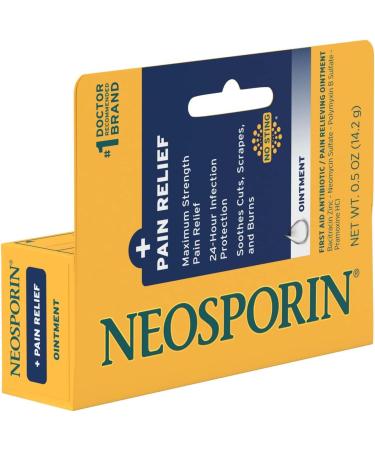 Neosporin Maximum-Strength Pain Relief Ointment - 24-Hour Infection Protection - Buy Online on GoSupps.com