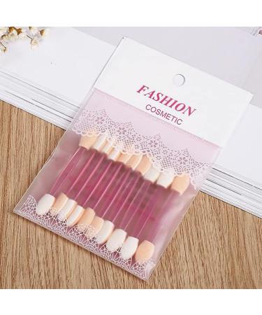 Dajidafu 10 Pieces Brush Double Sided Sponge Tipped Applying Eye Shadow Make Up DIY Salon Beginner Applicators Color Random - Buy Online on GoSupps.com