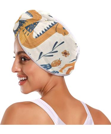 Desert Cactus Camel Hair Towels 2 Pack | Super Absorbent Quick Dry Hair Turbans for Women & Girls - Buy Online on GoSupps.com