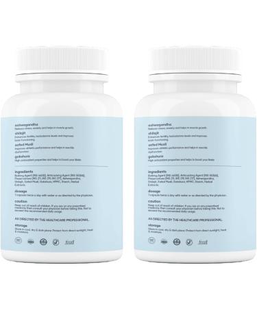 Mars Surgemax Natural Capsules with Shilajit & Safed Musli | Supports Energy, Strength & Immunity | for Active Lifestyle | 120 Capsules | Pack of 2 120 Count (Pack of 1) - Buy Online on GoSupps.com