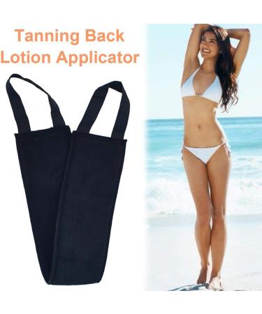 Self Tan Back Applicator Mitt and Body Cleaning Glove Set - For Lotion, Cream, Mousse Self Tanner - Buy Online on GoSupps.com