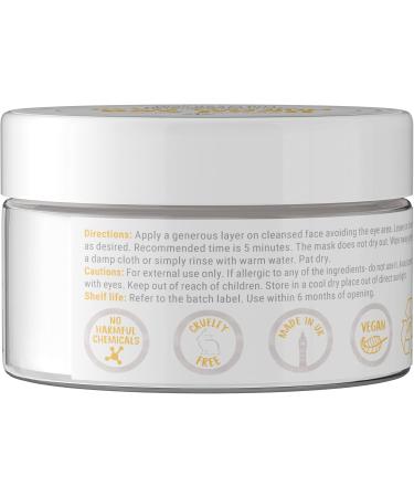 Clear Skin Face Mud Mask - Dead Sea Minerals Antioxidants Hyaluronic Acid Vegan Cruelty Free - Buy Online on GoSupps.com