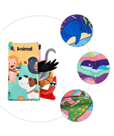 Toyvian 2-Pack Fabric Books for Toddlers | Educational Chewy Books for Small Animals | Soft Decorative Baby Knowledge Toys - Buy Online on GoSupps.com