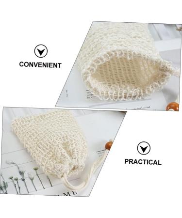 Healeved 20 Pcs Soap Bag Mesh Soap Saver Pouch Bar Soap Pouch Soap Mesh Holder Face Cleaning Net Beige Sisal - Buy Online on GoSupps.com