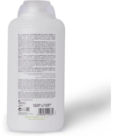  Corine de Farme Corine de Farme - Argan Oil Repairing Shampoo - Detangles Cleanses and Nourishes Dry to Rough Hair - Clean Beauty Made in France - 500 ml - Buy Online on GoSupps.com
