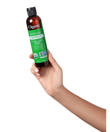 Cliganic 100% Pure Castor Oil 8 fl oz - Natural Skin & Hair Care - Buy Online on GoSupps.com