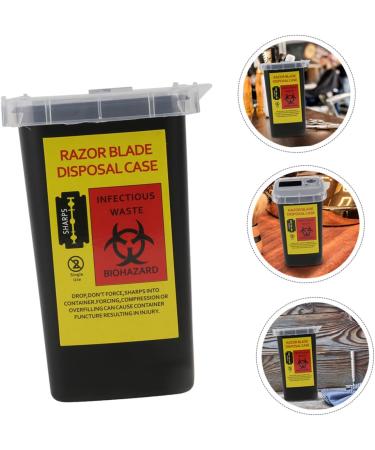 Minkissy 8-Pack Razor Blade Storage Box - Safe Disposal Container for Hairdressing Blades & Razors | International Shipping Available - Buy Online on GoSupps.com