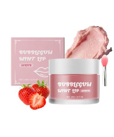 Lip Scrub For Exfoliating Lip Care Moisturize & Nourish Dry Cracked Lips Moisturizing Lip Scrub with Fruit and Lemon Extract 1 oz