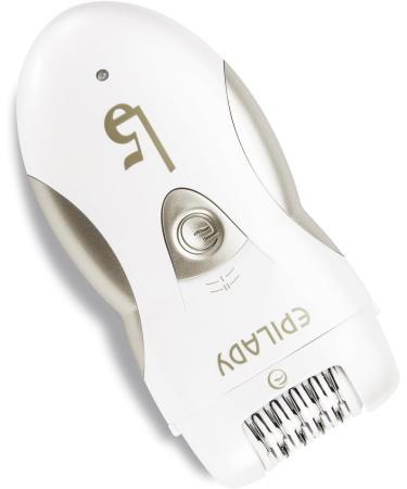 Epilady Women's Rechargeable Hair Removal Epilator | L5 Electric Shaver & Bikini Trimmer | Corded/Cordless with 2 Speeds & Brush Pouch - Buy Online on GoSupps.com