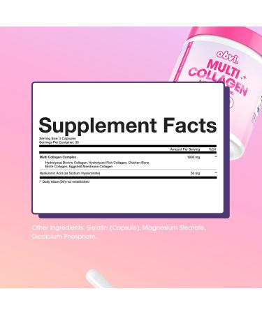 Obvi Multi Collagen Supplement with Hyaluronic Acid | Skin Care Hair Nail Joint Support for Women Gut Health | Hydrolyzed Protein Type I II III V X | 30 Capsules 30 Servings - Buy Online on GoSupps.com
