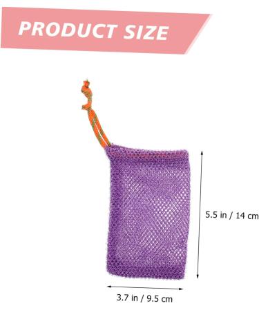 Baluue 40 Pcs Soap Bag Foaming Net Bath Soap Liquid Rack Sack Refill Bags Mesh Soap Savers Soft Soap Nylon - Buy Online on GoSupps.com
