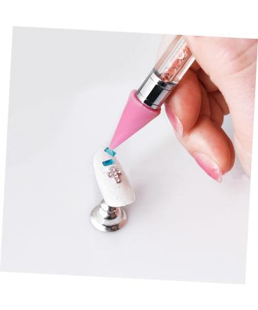DOITOOL 6 Pcs Rhinestones Picker Head Diy Jewel Picker Nail Beads Wax Head Rhinestone Studs Picker Beads Picker Head Nail Diamond Picker Wax Pen Tips Crystal Picker Tips Double Head Pink - Buy Online on GoSupps.com