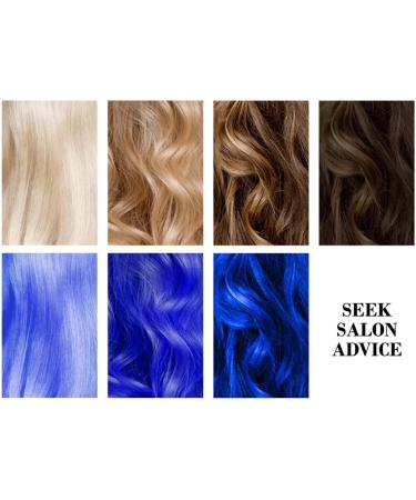 FYNE Crystal Colour Semi Permanent Hair Dye - Blue Sapphire | Nice and Easy Formula with Built-In Conditioner for Women - Buy Online on GoSupps.com
