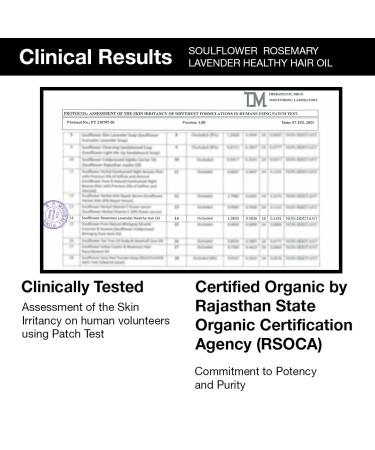 Soulflower Rosemary Lavender Oil - 100% Pure Coldpressed Oil for Healthy Hair & Scalp - 6.77 Fl Oz - Buy Online on GoSupps.com