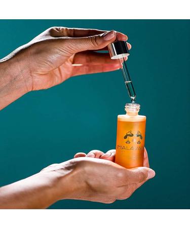 MALAVARA Ultra Luxuriant Hair Elixir - 100% Natural Vegan 30ml - Hair and Scalp Treatment with Basil Root, Amla, Brahmi, and Bhringraj for Dry and Damaged Hair - Coconut, Almond, Moringa Blend - Buy Online on GoSupps.com