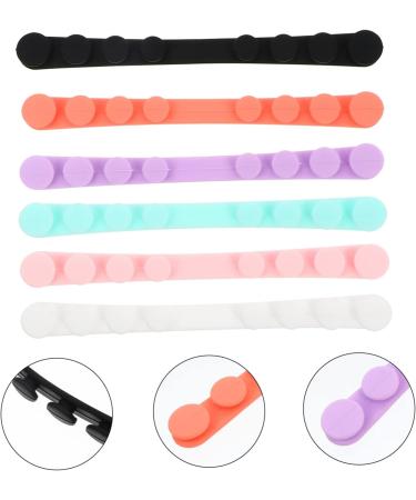 Gleavi 6st Anti-Le-Pressure Hanging Ear Extension Hooks - Reusable Ohr Cap Masking Tape for Soft Face & Child Extension Cables - Buy Online on GoSupps.com