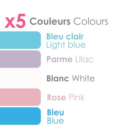 Scrapcooking Mermaid Fondant Set - 5 x 80g Light Blue Pink & Turquoise - Gluten-Free & Palm Oil-Free Cake Decoration - Buy Online on GoSupps.com