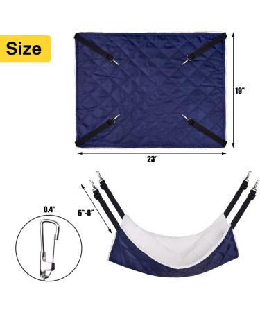 IMPHOM Cat Hammock Bed - Hanging Cage Chair for Small Dogs & Cats (Blue) - Buy Online on GoSupps.com