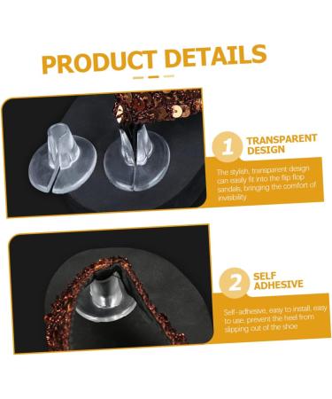 FRCOLOR Clear Jel Toe Protectors - 5 Pairs Gel Sandal Inserts & Cushions for Comfort & Protection - Buy Online on GoSupps.com