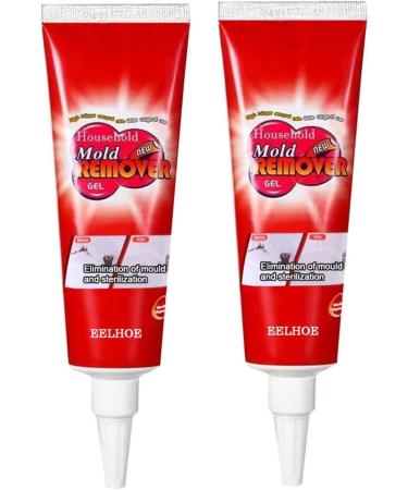 Mould Magic Gel Mould Magic Remover Household Mold Remover Gel Chemical Mold Removing Gel Powerful Quick Great for Wall Tiles Wall Corner and Kitchen Bathroom Sink (40g)