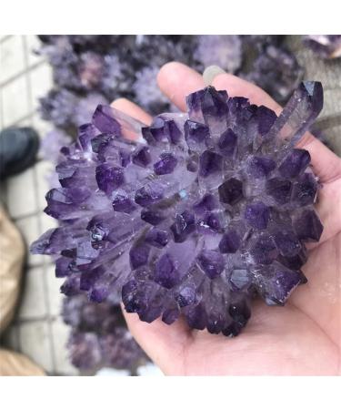 Natural Crystal Rough Natural Crystal Cluster Amethyst Specimen ore Purple Black Quartz Stone Original Crystal Home Decoration NaturalReiki Decoration (Color : Black Size : 600-700g) 600-700g Black - Buy Online on GoSupps.com