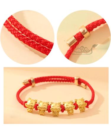 Shop OralGos Wholesale Dragon Year Bracelet - Delicate Handcrafted Accessories Lightweight Cotton Rope  - Buy Online on GoSupps.com