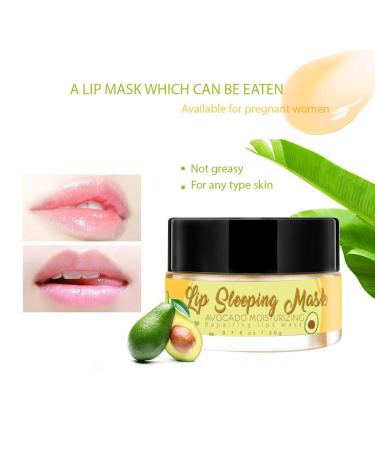Avocado Lip Sleeping Mask | Nourishing Moisturizer for Day & Night | Lip Skin Treatment - Buy Online on GoSupps.com