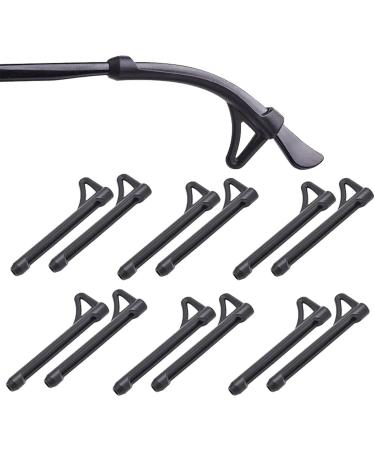 WKRTDY 6 pair of silicone anti-slip covers for glasses bricks comfortable sports and sunglasses holders for non-slip hold non-slip branch and temple covers for a comfortable wear