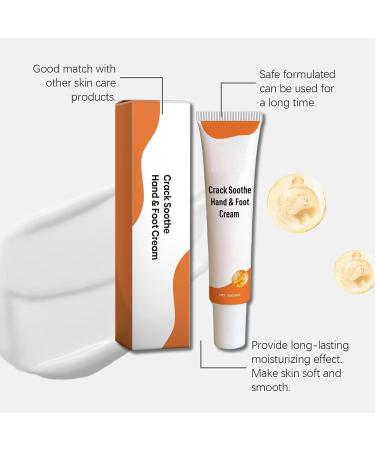  XINRAN Hand and foot cream for cracked skin moisturizing hand and foot care non-greasy moisturizing treatment Netz F ße Lotion for dry rough cuticles oil for heels dry cracked knees and elbows (2 pcs) - Buy Online on GoSupps.com