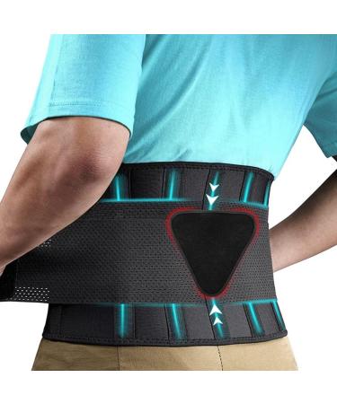 piuryue Back Brace for Lower Back Pain Back Support Belt for Women & Men Breathable Lower Back Brace with Lumbar Pad(S) - Buy Online on GoSupps.com