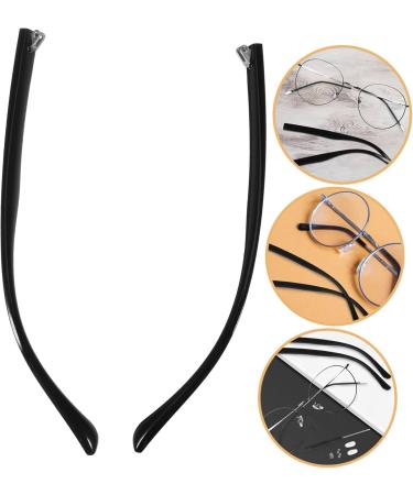 Universal Glasses Replacement Bar - Healeeved 1 Pair Black Glasses Legs & Repair Arms - Premium Accessories for Glass Frames 13.8x0.8cm - Buy Online on GoSupps.com