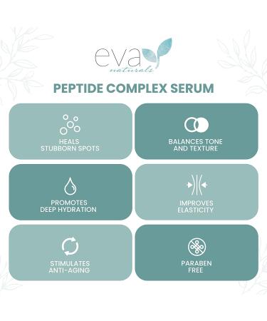 Collagen Peptide Serum for Face - Anti-Aging & Skin Brightening Formula with Aloe Vera & Hyaluronic Acid - 2oz - Buy Online on GoSupps.com