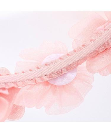 IYOU Baby Girls Headband Pink Flower Hair Hoop Pearl Party Wedding Hair Accessories - Buy Online on GoSupps.com