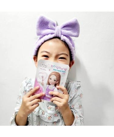 BB Kids Face Masks Spa 5-Pack + Headband | Princess Facial Masks for Girls | 100% Cotton Sheets | Ideal for Spa Party, Birthday, Sleepover - Buy Online on GoSupps.com