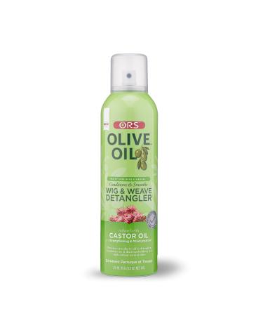Olive Oil Fix-It Wig for Wigs & Weaves Detangler infused with Castor Oil for Strenghtening & Moisturization (6.2 oz)