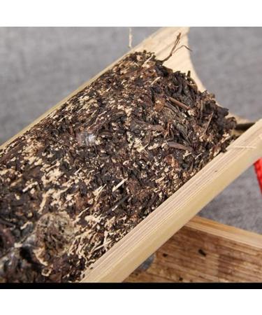  HQZMCTE 500g Antique Tree Pu'er Ripe Tea Bamboo Bamboo Tube Tea Unique Tea Charm 17.64oz - Buy Online on GoSupps.com